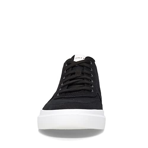 C34687 COLE HAAN GRANDPRØ RALLY CANVAS COURT SNEAKERS SIZE: MEN 7 BLACK - Like New