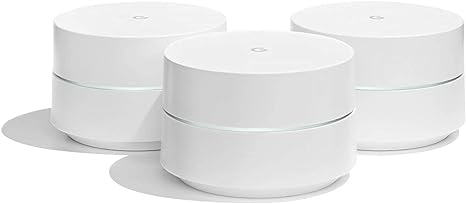 Google WiFi 3-Pack Router Replacement Whole Home Coverage - Scratch & Dent