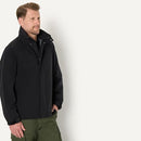 AEMN71508M25 AMAZON ESSENTIALS MENS WATERPROOF PACKABLE RAIN JACKET M BLACK - Brand New