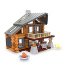 LINCOLN LOGS BEECHWOOD RETREAT BUILDING SET 101 PIECES WOOD LOGS - 00810 - Like New