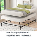AMAZON BASICS METAL BED FRAME 9-LEG FOR BOX SPRING MATTRESS FULL - BLACK - Like New