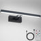 HOWMZON PICTURE LIGHT 16" ART LIGHT BLACK PICTURE LIGHT OPERATED 3CCT - BLACK - Like New