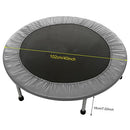 38/40" Mini Exercise Trampoline for Adults or Kids - Indoor Fitness (Gray) - Brand New