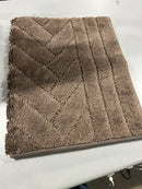 GENERIC 20" BY 32" LATTE BROWN BATHROOM OR KITCHEN RUG RUNNER MAT - LATTE BROWN - Like New