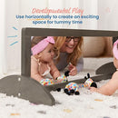 ECR4Kids Toddler Single-Sided Bi-Directional Mirror, Kids Furniture, Grey Wash - Like New