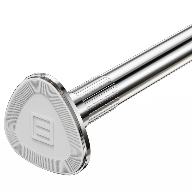 BLU-PIER TECH SHOWER CURTAIN ROD TENSION - 28-48 INCH NEVER RUST - SILVER - Like New