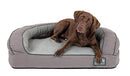 Better World Pets Super Comfort Bolster Dog Bed Waterproof (Large, Wolf Grey) - Like New