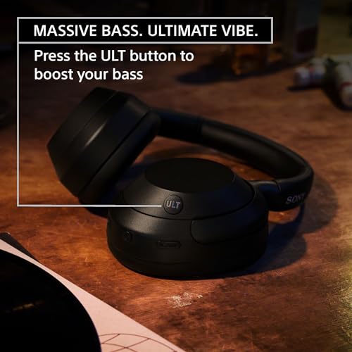 SONY ULT WEAR HEADPHONES WITH ALEXA BUILT-IN - YY2981 OFF WHITE - Like New