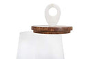 Small Clear Glass Jar with 7"L x 7"W x 11. 75"H B07VGBR9X4 - NEW - Brand New