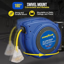 GOODYEAR Extension Cord Reel Extra Long 40 ft 14AWG 3C SJTOW 63313134G - Blue Like New