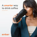 Ember Travel Mug 2+12 oz Temperature Control Smart Travel Mug TM231200US - Black Like New