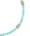 KATE SPADE GOLD-TONE CRYSTAL & BEAD COLLAR NECKLACE - TURQUOISE - Brand New