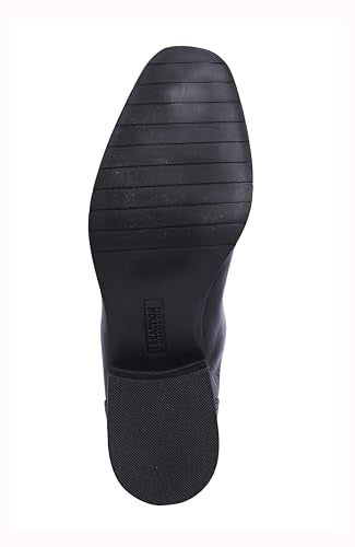 KENNETH COLE REACTION WOMEN SALT CHELSEA ANKLE BOOT - SIZE 10 - BLACK LEATHER - Like New