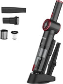 Nicebay Cordless Handheld Vacuum Cleaner 15KPA Strong Suction Portable Black/Red Like New