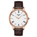 Tissot Mens Tradition 5.5 316L Stainless Steel case Swiss Quartz Watch, Brown - Like New