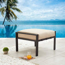 Sports Festival Patio Ottoman Metal Footstool Soft Thick Cushion B091CM3K9T - Brand New