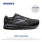 BROOKS MEN ADDICTION GTS 15 SUPPORTIVE RUNNING SHOE 2E WIDE BLACK/EBONY SIZE 10W - Brand New
