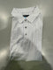 PGA TOUR ATHLETIC FIT SHORT SLEEVE POLO - SIZE: MEN M - WHITE/LIGHTBLUE - Like New