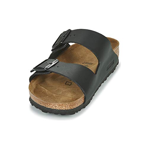 0051793 Birkenstock Arizona Unisex Sandals, Black Narrow, Size 6 - Like New