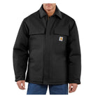 CARHARTT MEN'S LOOSE FIT FIRM DUCK INSULATED TRADITIONAL COAT BLACK 3XLT - Like New