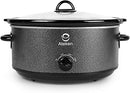 Ateken Slow Cooker 7 Quart Oval Crock Manual Portable Dishwasher Safe B08J3TM3D8 - Brand New