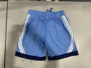 JUMPSTART BASKETBALL SHORTS WITH LIGHT BLUE WITH WHITE STRIPES AND NAVY TRIM - M - Brand New