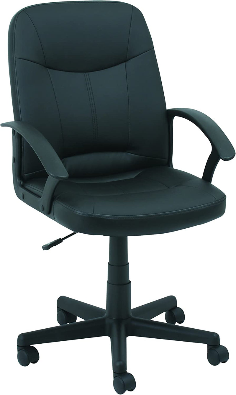 OIF Executive Office Chair Fixed Arched Arm Supports Up 250 LB OIF-LB4219 Black Like New