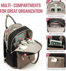 Makes Large Travel Backpack Women Men,Carry On Hiking Waterproof - Khaki/Black - Like New
