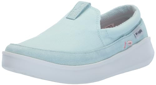 COLUMBIA WOMEN'S BOATSIDE PFG BOAT SHOE ICY MORN/SORBET SIZE 10 - Brand New