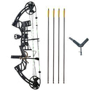 SAS FEUD X 30-70 LBS 19-31" DRAW LENGTH COMPOUND BOW PRO PACKAGE - Black - Like New