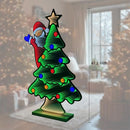Hogardeck Christmas Decorations Indoor, 4 FT Christmas Tree with Santa Infinity - Like New