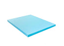 SUBRTEX MEDIUM 4 IN. QUEEN GEL MEMORY FOAM MATTRESS TOPPER - BLUE - Like New