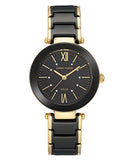 ANNE KLEIN CONSIDERED SOLAR POWERED CERAMIC WATCH - BLACK - Like New