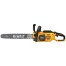DEWALT 60V MAX CORDLESS CHAINSAW KIT 20 IN BATTERY/CHARGER DCCS677Y1 - YELLOW - Like New