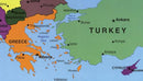 2004 map of Europe Size 20x24 - Ready to Frame Europe continent map - Brand New