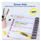AVERY HI-LITER DESK-STYLE HIGHLIGHTERS CHISEL TIP DOZEN - YELLOW/BLACK - Brand New