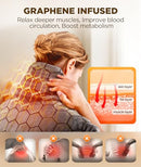 LENMEN GRAPHENE-INFUSED HEATING 3X DEEPER PAIN RELIEF WEIGHTED HP006 - BLUE - Like New