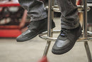 E08810 BATES MARAUDER PERFORMANCE MEN'S MOTORCYCLE BOOTS SIZE MEN 7 BLACK - Like New