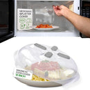 Hover Cover Magnetic Splatter Cover 12-Inch Clear BPA-Free Food Lid - Gray - Brand New