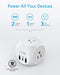 ANKER ELECTRICAL OUTLET EXTENDER 30W USB C CHARGER 3-OUTLET EXTENDER - WHITE Like New