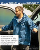 FROGG TOGGS Men's All-Sport 3-Layer Waterproof Rain Suit - Black/Black - XL - Brand New