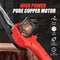 VETOPER Mini Chainsaw Cordless 6" Battery Powered - RED/BLACK - Like New