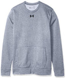 1302159 Under Armour Men's Rival Fleece 2.0 Crew Pullover Black/Gray 2XL - Brand New