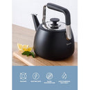 SUR LA TABLE ESSENTIALS LARGE 2 QT HEAVY GAUGE TEA KETTLE - MATTE BLACK - Like New