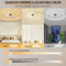 SKRFORM CEILING FANS LIGHTS REMOTE 20'' LOW PROFILE CEILING FAN - WHITE - Like New