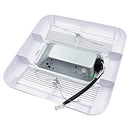 ESD TECH Bathroom Exhaust Fan with LED Soft White 800Lm Light Combo White Grill - Like New