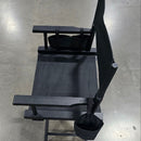 OMYSALON 36IN DIRECTOR CHAIR FOLDING ARTIST MAKEUP CHAIR - BLACK - Like New