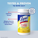 Lysol Disinfectant Wipes, Multi-Surface Antibacterial Cleaning Wipes - Brand New