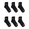PUMA SPORTSTYLE TRAINING 6 PAIR QUARTER ANKLE SOCKS MENS - SIZE: 10-13 - BLACK - Brand New