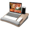 HUANUO PORTABLE LAP LAPTOP DESK WITH PILLOW CUSHION, FITS 15.6" LAPTOP - GRAY - Like New